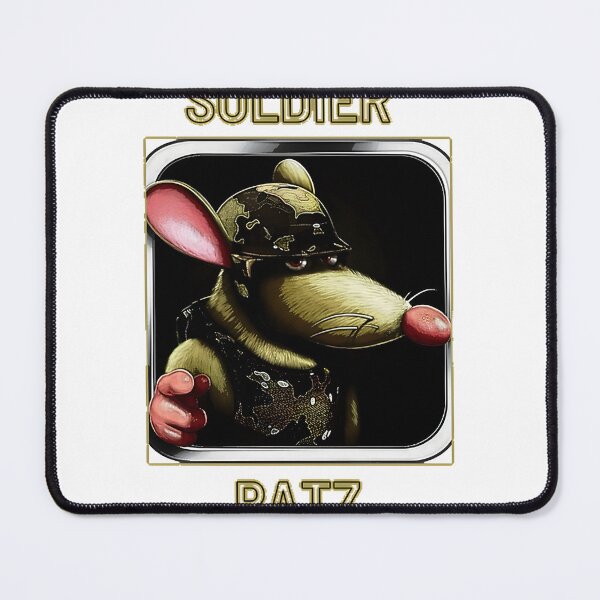 Item preview, Cute Cartoon Rat Illustration with Playful Expression designed and sold by Shaanto's Graph.
