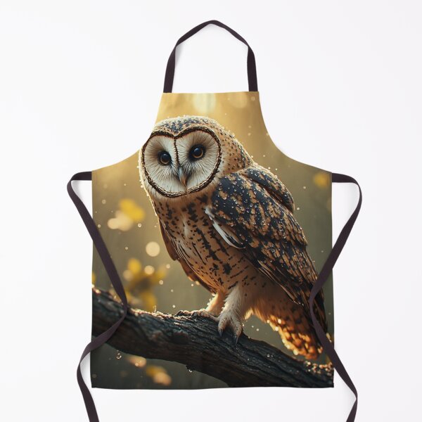 Item preview, Enchanted Barn Owl in Golden Forest Mist designed and sold by CreekSideCreat.