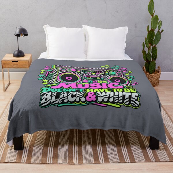Item preview, Music Doesn’t Have to Be Black & White – Retro Zebra Boombox Design designed and sold by Aimetoi.