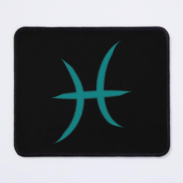 Item preview, Teal Pisces Two Fish Zodiac Symbol Design designed and sold by pattern-archive.
