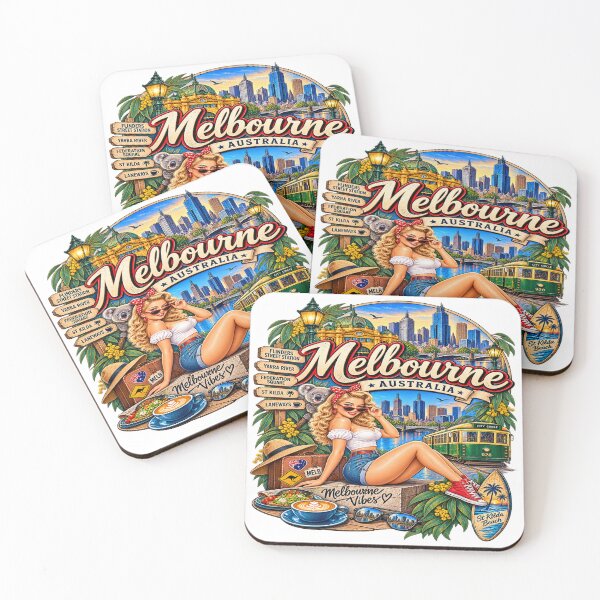Artikelvorschau, Melbourne Australien – Skyline St Kilda Koala Reise Design entworfen und verkauft von Wandervogel123.
