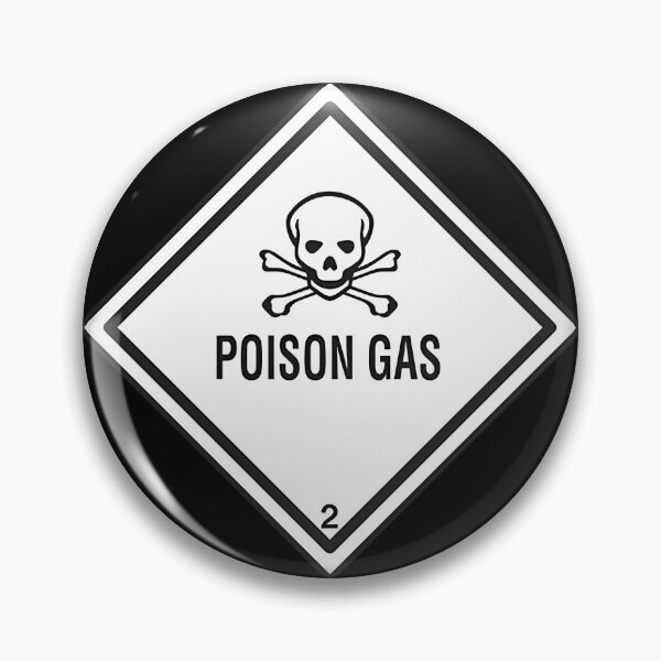 Item preview, Poison Gas Illustration with Toxic Symbol and Green Smoke Design designed and sold by shehandilhara.