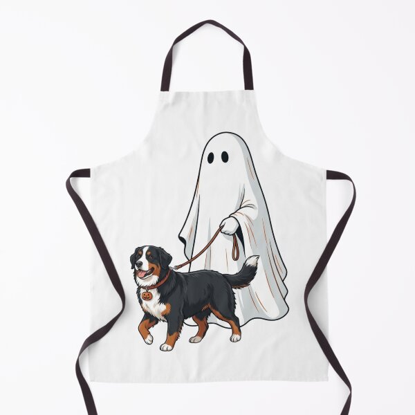 Item preview, Spooky Ghost Walking Bernese Mountain Dog Halloween Pet Lover Art designed and sold by raedattia.