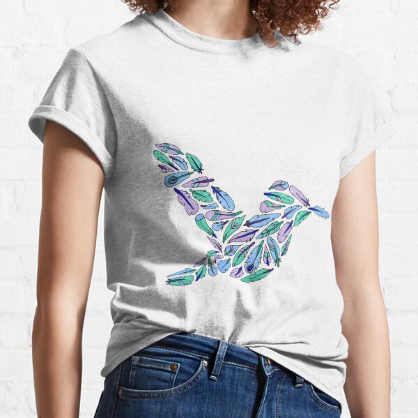 Hummingbird - Cool Colors Classic T-Shirt