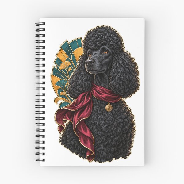 Item preview, Poodle Art Deco Evening designed and sold by PlanetPiperArt.