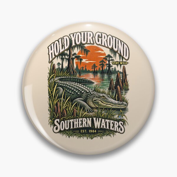Item preview, Hold Your Ground Alligator designed and sold by EvergreenPark - Tee Studio.