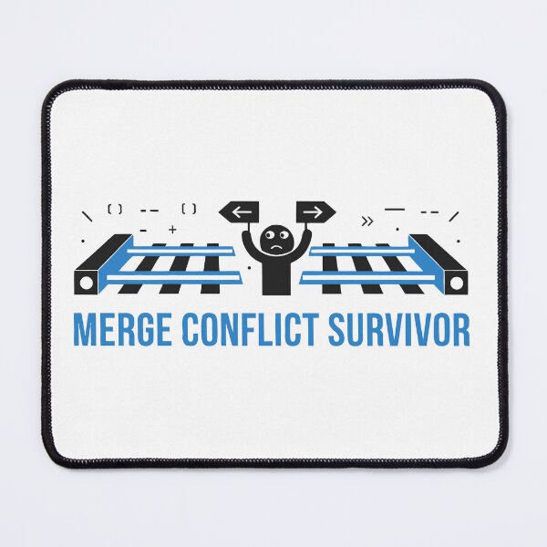 Item preview, Merge Conflict Survivor Funny Programmer Developer Coding Git T-Shirt designed and sold by Design-Pro-21.
