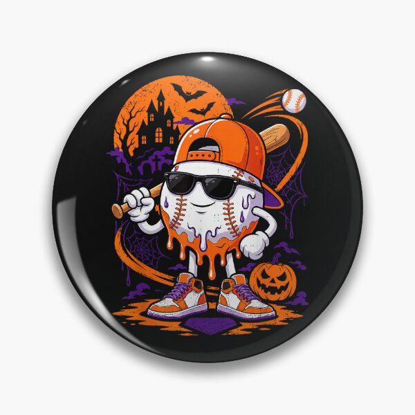 Artikelvorschau, Halloween-Baseballspieler, gruseliges Spiel, Fan entworfen und verkauft von smithdosRO.