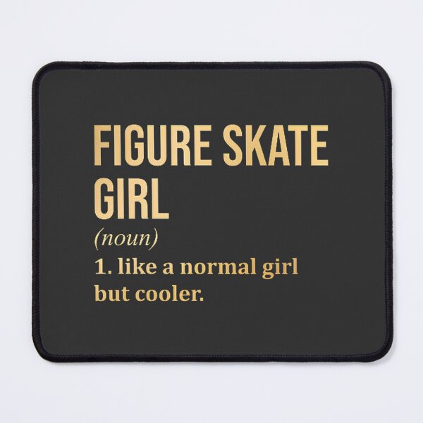 Item preview, Elegant Figure Skating Girl Silhouette in Gold Design designed and sold by 7ACE.