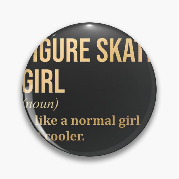 Item preview, Elegant Figure Skating Girl Silhouette in Gold Design designed and sold by 7ACE.