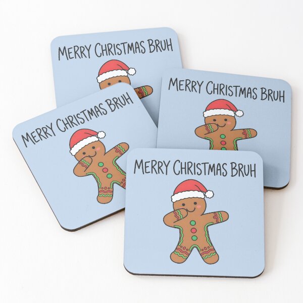 Item preview, Merry Chirstmas Bruh Dancing Gingerbread Man Cookie designed and sold by HowToCanadian.