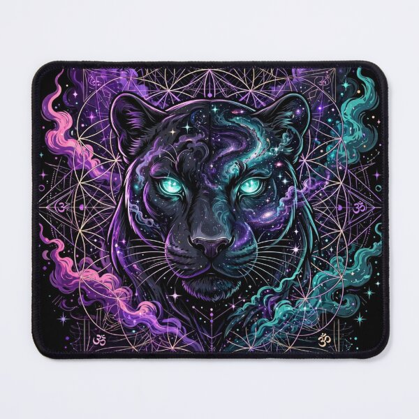 Item preview, Mystic Neon Galaxy Black Panther designed and sold by zwnexura.