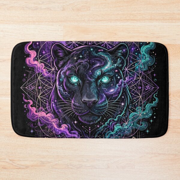 Item preview, Mystic Neon Galaxy Black Panther designed and sold by zwnexura.