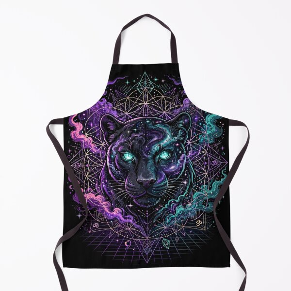 Item preview, Mystic Neon Galaxy Black Panther designed and sold by zwnexura.