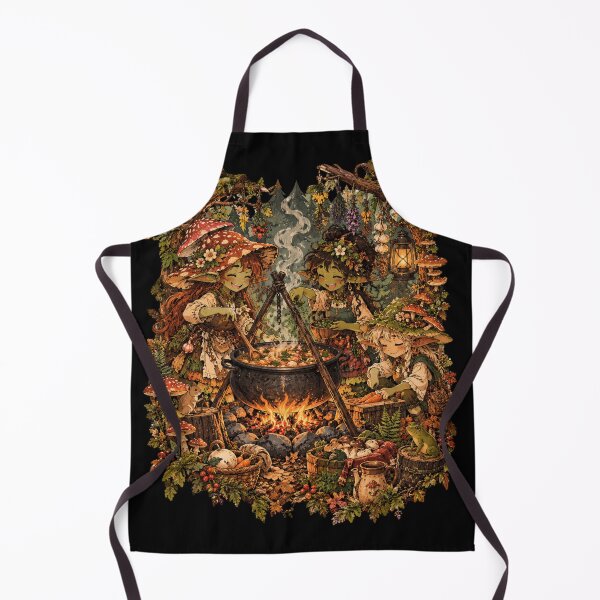 Item preview, Cozy Goblin Campfire Feast - Autumn Forest Stew designed and sold by Neurospicy Trolls.