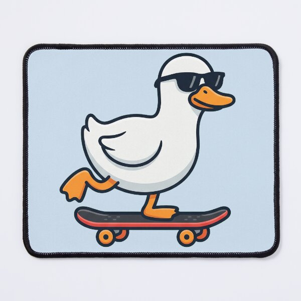 Item preview, Cool Duck on a Skateboard designed and sold by Rariks.