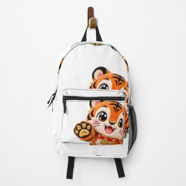 Item preview, Cute Kawaii Tiger Cub with Golden Paws designed and sold by infinitearte.