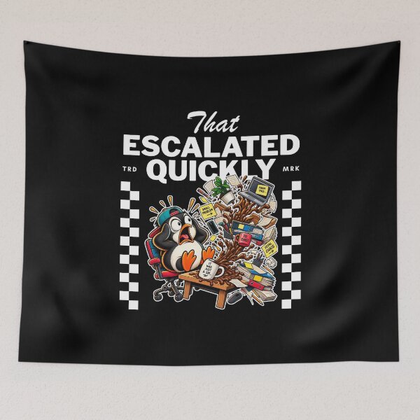 Item preview, That escalated quickly designed and sold by Peerless-Prime.