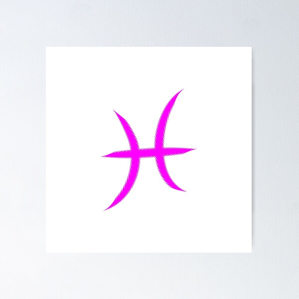 Item preview, Magenta Pisces Two Fish Zodiac Symbol Design designed and sold by pattern-archive.