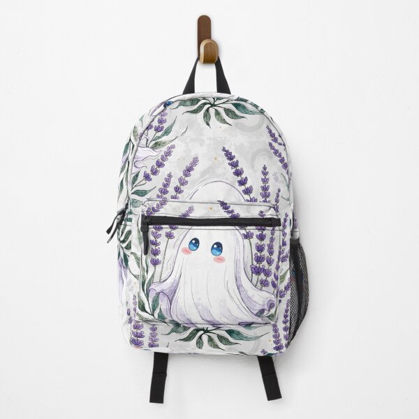 Item preview, Lavender Floral Ghost Seamless Pattern designed and sold by Camel & Quirk.