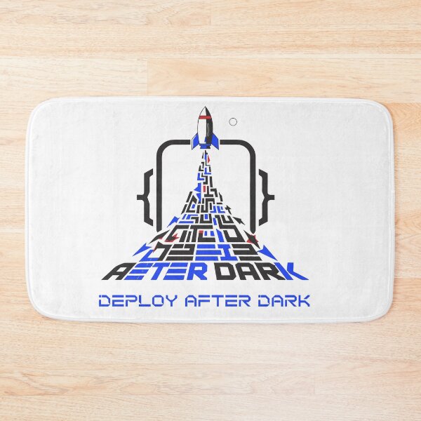 Artikelvorschau, Lustiges T-Shirt „Deploy After Dark“ für Programmierer, Softwareentwickler und Raketenentwickler entworfen und verkauft von Design-Pro-21.