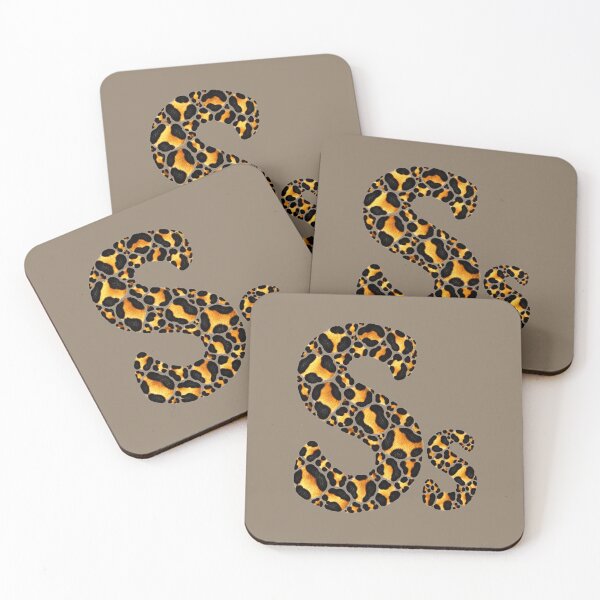 Item preview, Leopard Print Letter S PNG designed and sold by annenambiro.