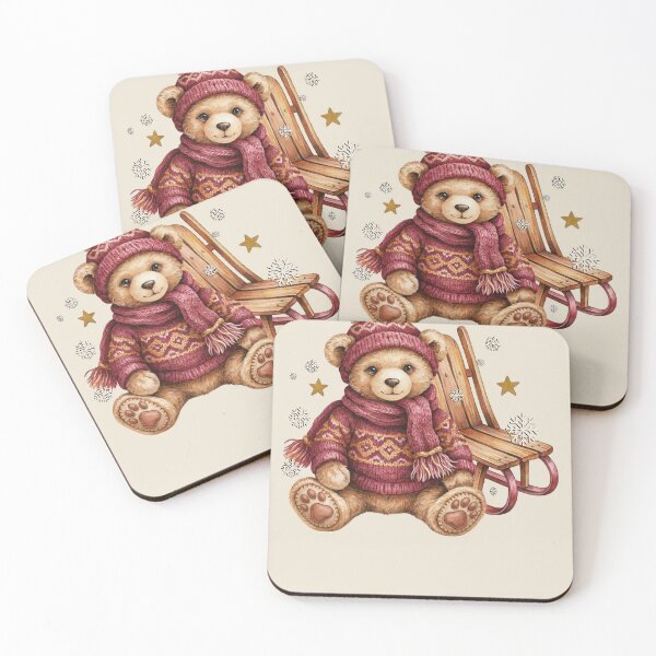 Item preview, Cozy Winter Teddy Bear Ski Lodge Reader designed and sold by Cute & Sassy Custom Gifting Boutiques.