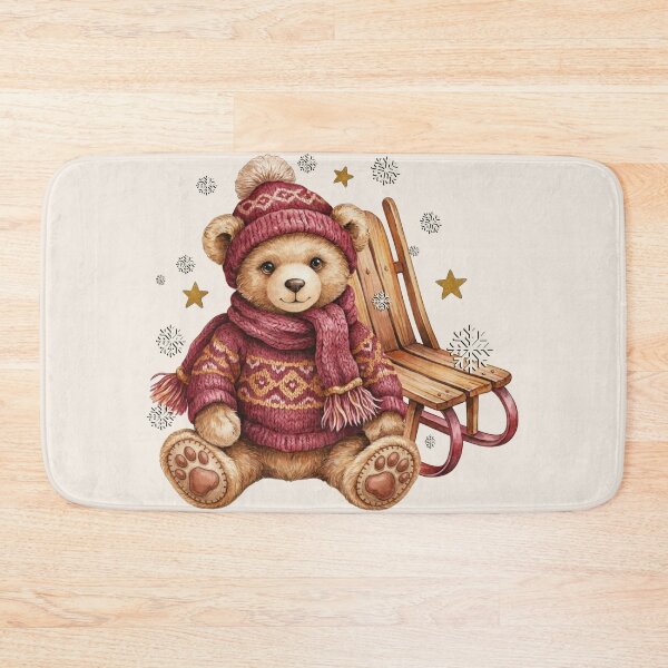 Item preview, Cozy Winter Teddy Bear Ski Lodge Reader designed and sold by Cute & Sassy Custom Gifting Boutiques.