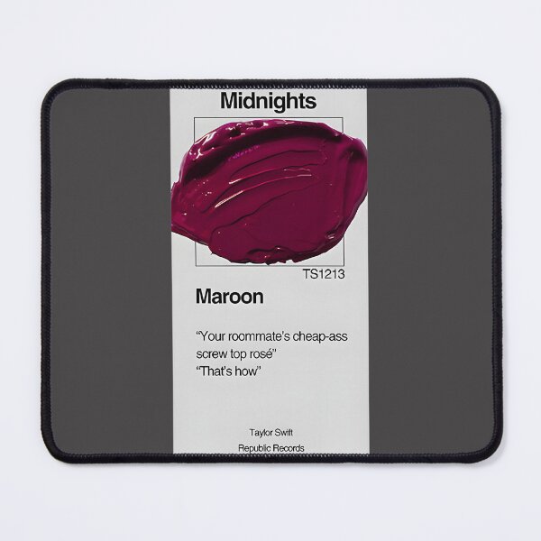 Item preview, Maroon Paint Swatch Inspired Design with Artistic Style designed and sold by AustBob.