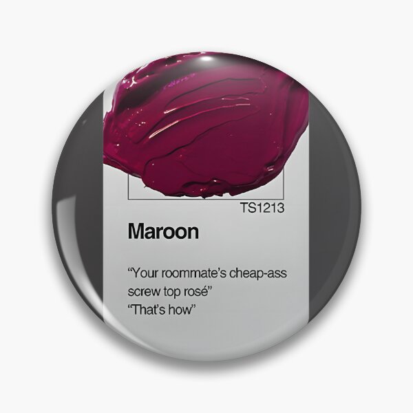 Item preview, Maroon Paint Swatch Inspired Design with Artistic Style designed and sold by AustBob.