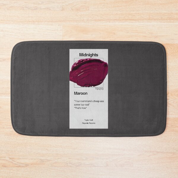 Item preview, Maroon Paint Swatch Inspired Design with Artistic Style designed and sold by AustBob.