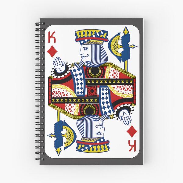 Item preview, King of Diamonds Playing Card Illustration with Classic Design designed and sold by Vintagesonic1.