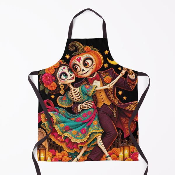Item preview, Pumpkin and Catrina — Romantic Dance of Día de los Muertos designed and sold by Limmagin.