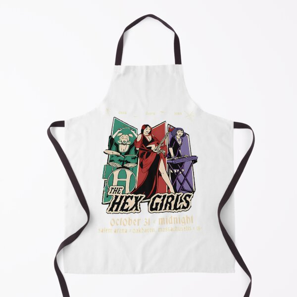 Item preview, The Hex Girls Spooky Rock Band Gothic Music Group Illustration designed and sold by Honey Boba.