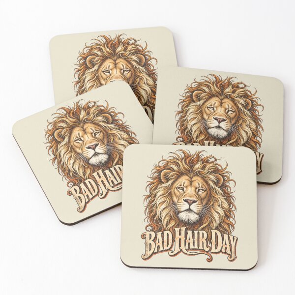Item preview, Bad Hair Day – Wild Mane Lion designed and sold by AwesomeBeyondLimits.