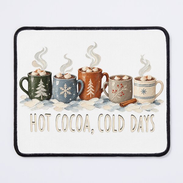 Item preview, hot cocoa cold days winter coffee lover designed and sold by Sofia Rose Design ⭐️⭐️⭐️⭐️⭐️.
