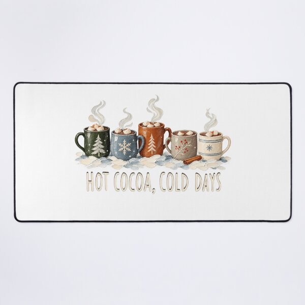 Item preview, hot cocoa cold days winter coffee lover designed and sold by Sofia Rose Design ⭐️⭐️⭐️⭐️⭐️.
