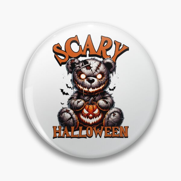 Item preview, Scary Halloween Teddy Bear Horror Pumpkin designed and sold by Loona97.