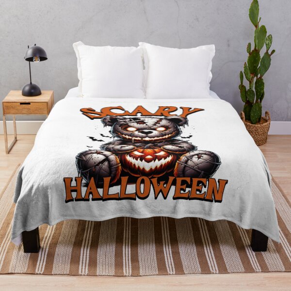 Item preview, Scary Halloween Teddy Bear Horror Pumpkin designed and sold by Loona97.