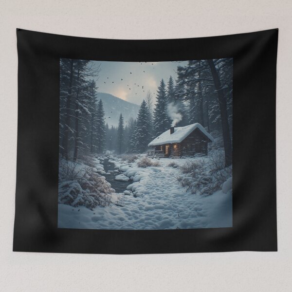 Item preview, Creekside in the winter designed and sold by CreekSideCreat.