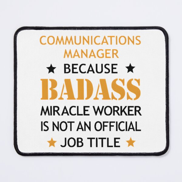 Item preview, Funny Communications Manager Birthday and Christmas Gift Idea designed and sold by SaifMohamed.