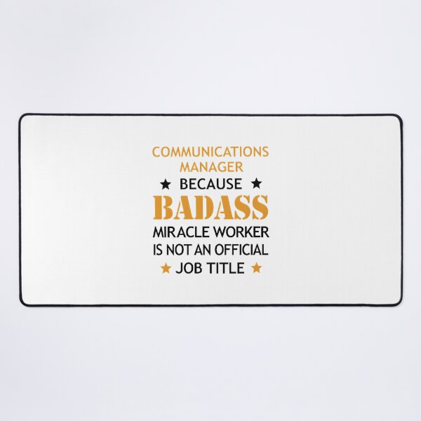 Item preview, Funny Communications Manager Birthday and Christmas Gift Idea designed and sold by SaifMohamed.