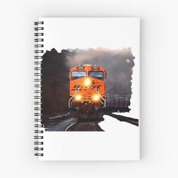 Item preview, BNSF Locomotive Approaching Train Illustration designed and sold by sahildarji.