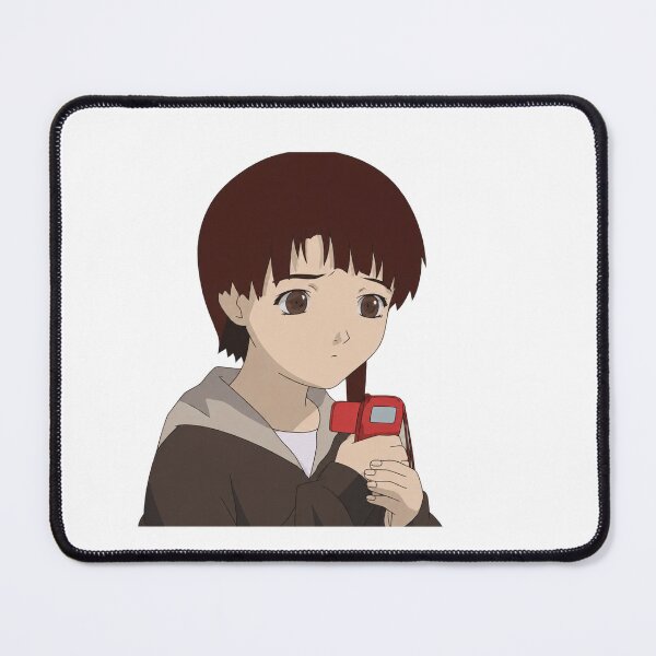 Item preview, Lain Holding Her Phone designed and sold by Migi-Desu.