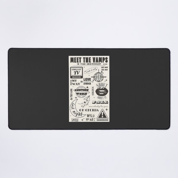 Item preview, Meet The Vamps Year Anniversary Celebration Print Design designed and sold by Unwind Today.