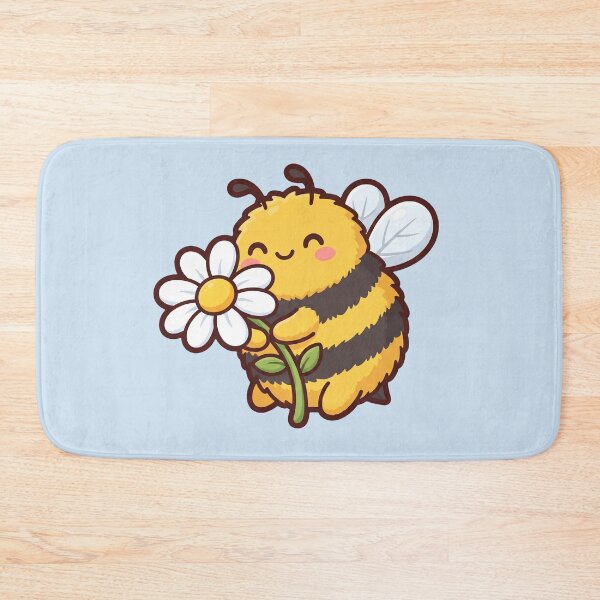 Item preview, Cute Bumblebee Hugging a Daisy designed and sold by Rariks.