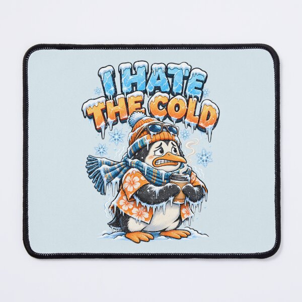 Item preview, I Hate the Cold – Chilly Penguin designed and sold by AwesomeBeyondLimits.