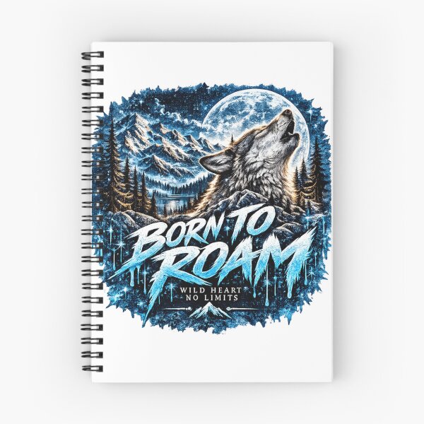 Item preview, Born To Roam Wild Wolf Adventure designed and sold by ODDLUME CLUB.