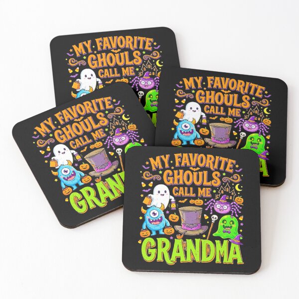 Item preview, My Favorite Ghouls Call Me Grandma Funny Halloween Ghost designed and sold by 519xdesign.