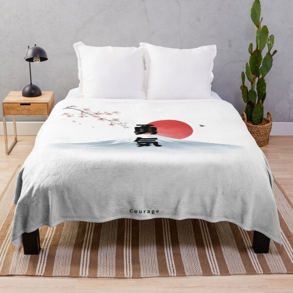 Item preview, Yuuki - Courage | Mount Fuji Sunrise & Sakura | Japanese Design designed and sold by JapanMemoir.